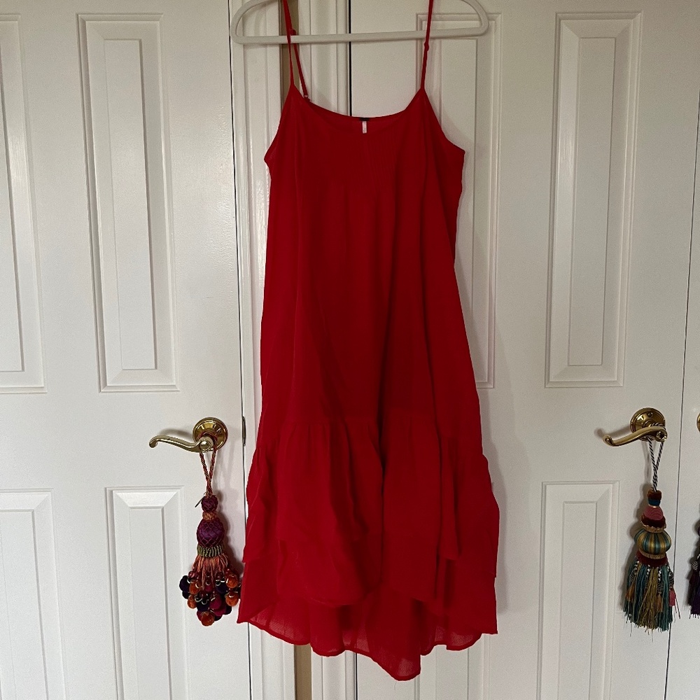 Free People Red Sundress